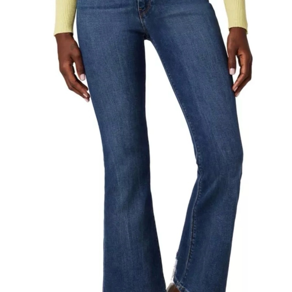 NWT size 23 Hudson Barbara High Waist Bootcut Cropped Jeans Size